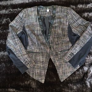Lane Bryant Tweed Moto-Jacket, Size 18